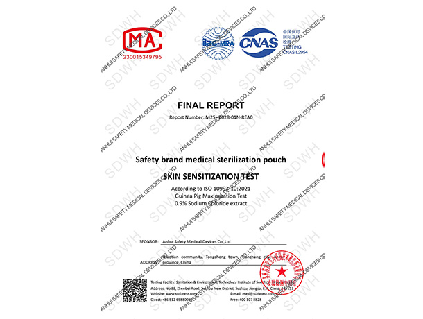 Skin Sensitization Test Report